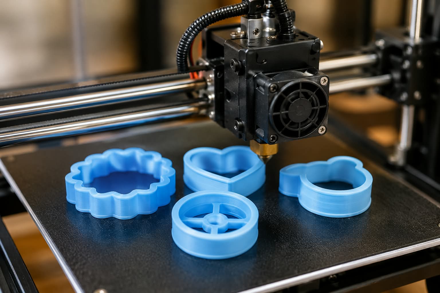 Produção de cortadores em impressão 3D